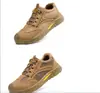 Sapatos de segurança para trabalho masculinos de verão, anti-impacto, anti-perfuração, respiráveis, com sola macia, adequados para eletricistas e soldadores