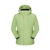 Chaqueta de Montañismo Tres en Uno de Color Sólido para Hombres y Mujeres, Forro Polar Desmontable, Cortavientos, Impermeable, Chaqueta para Senderismo al Aire Libre