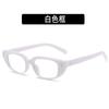 Nueva Moda Europea y Americana Gafas de Montura Estrecha Estilo Ojo de Gato Retro para Pasarela Personalizadas Versátiles Espejo Plano