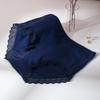 Ropa interior extragrande para mujer, de algodón, transpirable, de color sólido, agradable para la piel, con encaje, para la cadera y la cintura media, talla 222