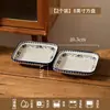 Juego de Bol Pequeño Floral Cerámico Estilo Europeo Retro y Platos, Color Bajo Esmalte, Tazones de Arroz para el Hogar, Platos, Platos para Pescado, Juego de Vajilla