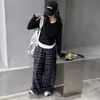 Conjunto de Ropa para Niñas Primavera y Otoño 2026 Estilo Nuevo para Niñas Mayores, Conjunto Casual de Dos Piezas con Sudadera con Capucha y Pantalones a Cuadros