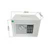 Caja Fuerte Segura para el Hogar Pequeña Antirrobo para Oficina en Casa Electrónica Empotrada en Pared Grande Completamente de Acero con Contraseña para Ahorrar Dinero