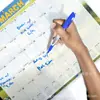 Calendario de Pared Transfronterizo de Escritorio Amazon Simple 18 Calendario de Pared en Inglés Planificador Registro de Asistencia Calendario Grande