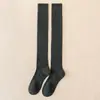 Meias Extra-Longas de Terry Femininas Acima do Joelho, Meias Longas Quentes de Inverno, Meias de Lã Espessas Forradas com Lã, Meias de Proteção para Joelho e Perna