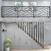 Escada Simples Estilo Internet Prédio Vermelho Corrimão Guarda-corpo Cerca Nórdico Doméstico Loft Villa Janela de Canto Corredor Varanda Interna Guarda-corpo