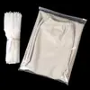 Grandes Cantidades de Bolsas de Empaque para Ropa Temu en Stock, Bolsas con Cierre Zipper Escarchadas, Bolsas Universales Espesadas de CPE con Etiqueta de Advertencia