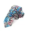 Fabricantes de Shengzhou gravata masculina personalizada moda padrão floral de gravata gravata de algodão gravata para terno gravata formal