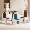 Taburete de Plástico Pequeño Especialmente Grueso Silla Infantil Doméstica con Respaldo Silla para Adultos Mesa y Silla de Comedor Nórdica Silla de Sofá de Lujo Ligero Silla Antideslizante
