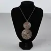 Temu Mais Vendido Moda Estilosa Metal Geométrico Disco Personalizado Estampa de Leopardo Terno Atacado