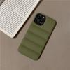 Adecuado para 16Plus Color Sólido Simple Chaqueta Acolchada Ins Carcasa para Teléfono Móvil Iphone12Promax 15 Apple Silicona XS