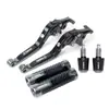 Aplicable para Yamaha FZ6R/N/S FZ8 Palancas de Freno y Embrague Plegables Modificadas Manillar Puños Manillar Topes de Manillar