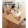 Escritorio de madera maciza, mesa grande multifuncional para sala de estar, mesa de comedor, banco de trabajo integrado, uso doméstico simple, mesa de lectura y estudio para padres e hijos