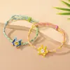 Pulsera de Cuerda de Cinco Colores Mariposa Sinfonía de Colores Pulsera Tejida a Mano para Adultos, Niños y Bebés, Cuerda Roja con Significado Festivo Mayoreo