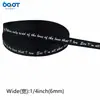 Cinta de Poliéster Mate Retro Inglesa de 0.6cm Empaque de Caja de Regalo Accesorios para Joyería DIY Material de Lazo de Cinta