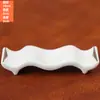Conjunto de louça de porcelana fina para hotel com borda dourada, conjunto de quatro peças para restaurantes e salas de jantar, louça impressa estilo chinês