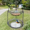 Alimentador de pájaros para jardín de balcón al aire libre más vendido transfronterizo, bebedero para pájaros colgante, decoración de patio, bebedero creativo, estilo colgante