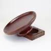 Plato de frutas placa de palo de rosa vietnamita almacenamiento placa de madera maciza plato para semillas de melón dulces plato de frutas de madera plato para taza de té envío gratis