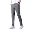 Outono e Inverno 2024 Novo Estilo Veludo Engrossado Quente Outdoor Negócios Calças Tendência Versátil Retas Longas Masculino Casual