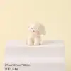 Accesorios de resina de dibujos animados para manualidades, perro lindo tridimensional, gel de crema, pasador de pelo hecho a mano, accesorios para funda de teléfono móvil, hebilla de zapato