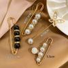 Artefacto para la cintura de los pantalones pasador de cintura broche anti-exposición broche de corsage de alta gama joyería hebilla de broche de perlas