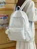 Mochila Fofa para Alunas, Mochila de Nicho Estilo Floresta de Alta Aparência, Estampa Fresca Estilo Ins, Bolsa de Ombro Pequena Leve, Mochila de Costas Dupla
