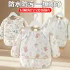 Babero Impermeable Anti-Suciedad para Bebé, Babero de Alimentación Infantil para Niños y Niñas, Delantal de Versión Extendida