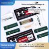 Fábrica de Hangzhou faz marca de roupas marca marca etiqueta de pano high-end fino borda macia tecelagem etiqueta colar de pano de roupa infantil tecelagem Mark Custom