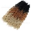 Peruca Africana Europeia e Americana Dreadlocks Cabelo de Crochê Locs Ciganos Dreadlocks Exportação Rabo de Cavalo Peruca de Fibra Química