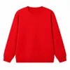 Suministro Exclusivo Transfronterizo de Sudadera Casual Versátil de Color Sólido para Hombre, 420g Algodón Ultrasuave, Cuello Redondo, Forro Polar, Engrosada, Tejido de Zorro Plateado