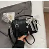 Bolso Vintage para Mujer 2025 Nuevo Estilo Japonés y Coreano de Moda Bolso de Hombro Diseño de Nicho Moda Bolso Cruzado Bolso Cuadrado Pequeño