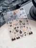 Serie de Halloween pegatinas para uñas exquisito estilo retro fantasma divertido calabaza con adhesivo decoraciones para uñas venta al por mayor