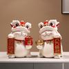 Adorno de Danza del León Beihanmei para el Año del Dragón, Decoración para Entrada de Sala de Estar, Mueble de TV, Regalo de Apertura de Reunión Anual Corporativa