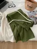 Pantalones de pierna ancha con cordón suelto cepillados estilo guadaña para mujer 26 Otoño Invierno Nuevo Estilo Adelgazantes Versátiles Rectos Casuales Pantalones de longitud al suelo