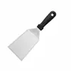 Juego de herramientas combinadas para barbacoa de acero inoxidable de fabricantes, adecuado para barbacoa al aire libre, espátula para freír, espátula perforada, espátula de tres lados, espátula para bistec, espátula para cocinar