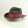 Chapéu de Lã Decorativo de Ovelha com Fita Quente Transfronteiriça Moda Europeia e Americana Chapéu Superior de Cor Sólida