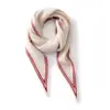 Cachecol de tricô de cashmere listrado para outono e inverno, unissex, quente, estiloso, com design em blocos de cor, também disponível como cachecol triangular