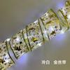 Nueva cadena de luces de alambre de cobre con cinta transfronteriza, luz para decoración navideña, luz LED parpadeante, fabricantes mayoristas