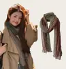 Atmosfera da Moda Outono e Inverno Super Sensação Lenço de Seda Leopardo Xale Estilo Coreano Lenço Versátil Celebridade da Internet Lenço de Seda Leopardo Super Grande