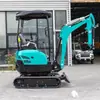 Excavadora de Orugas Directa de Fábrica 1.2 Toneladas Dragado de Ríos Excavadora Pequeña Construcción de Embellecimiento Microexcavadora