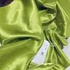 Vestido Liso de Cetim de Seda Cristal Preto Brilho d'Água Cetim Vestido de Casamento Metal Líquido Seda Tecido Rígido Tecido de Design