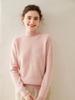 Suéter de Cachemira Suave y Cera de Cuello Alto para Mujer, Grueso, Color Sólido, Holgado Casual, Hombro Raglán, Otoño e Invierno, Nueva Camiseta Base