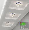 Luz de Pasillo de Sala de Estar Luz de Pasillo de Cristal Luz de Entrada Foco Decorativo Luz de Techo LED Luz Decorativa de Techo Súper Brillante