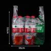 Bolsa de Comida Bolsa de Plástico Empaque para Llevar Grande y Pequeña Tipo Chaleco Bolso de Mano Bolsa Desechable Transparente Grado Alimenticio