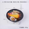 Tigela de ramen estilo japonês simulação de PVC Ishakaya pássaro queimando simulação de ornamentos de comida acessórios para casa de brincar de cozinha DIY