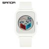 Reloj Electrónico Estudiante Marca SANDA Moda Versátil Cronógrafo Reloj Electrónico Multifunción TJ Reloj Deportivo para Hombres y Mujeres