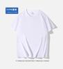 Playera de Manga Corta para Hombre de Algodón Puro Pesado de 220g para Verano, Playera Casual Holgada de Cuello Redondo, Top Unisex, Camiseta Publicitaria con Estampado de Logotipo