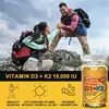 Transfronterizo en stock Productos Calientes Vitamina D3 K2 Cápsula Blanda Vitamina D3 K2 softgel Soporte OE M