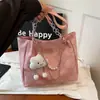 Bolso Femenino con Patrón de Diamantes Retro 2025 Verano Nuevo de Moda Bolso Tote para Estudiantes, Bolso de Hombro de Gran Capacidad