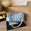 Bolsa Pequena Fashionável Estilo Coreano Cor Sólida Fresca e Simples com Alça de Ombro Amarrada para Mulheres 2026 Nova Bolsa Transversal para Mulheres